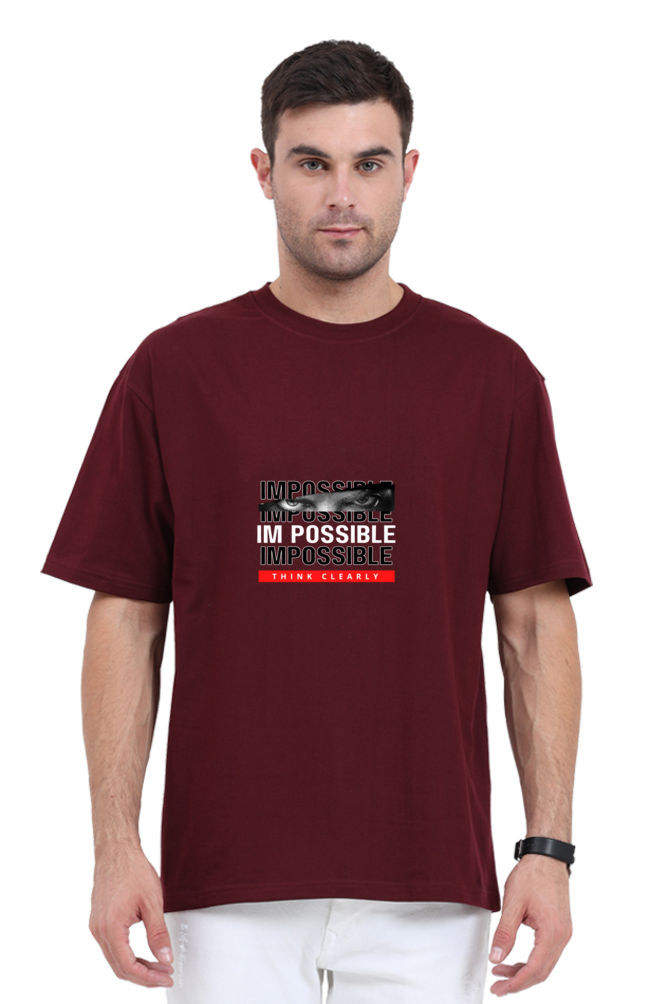 Impossible Designer Oversized T-shirt for men