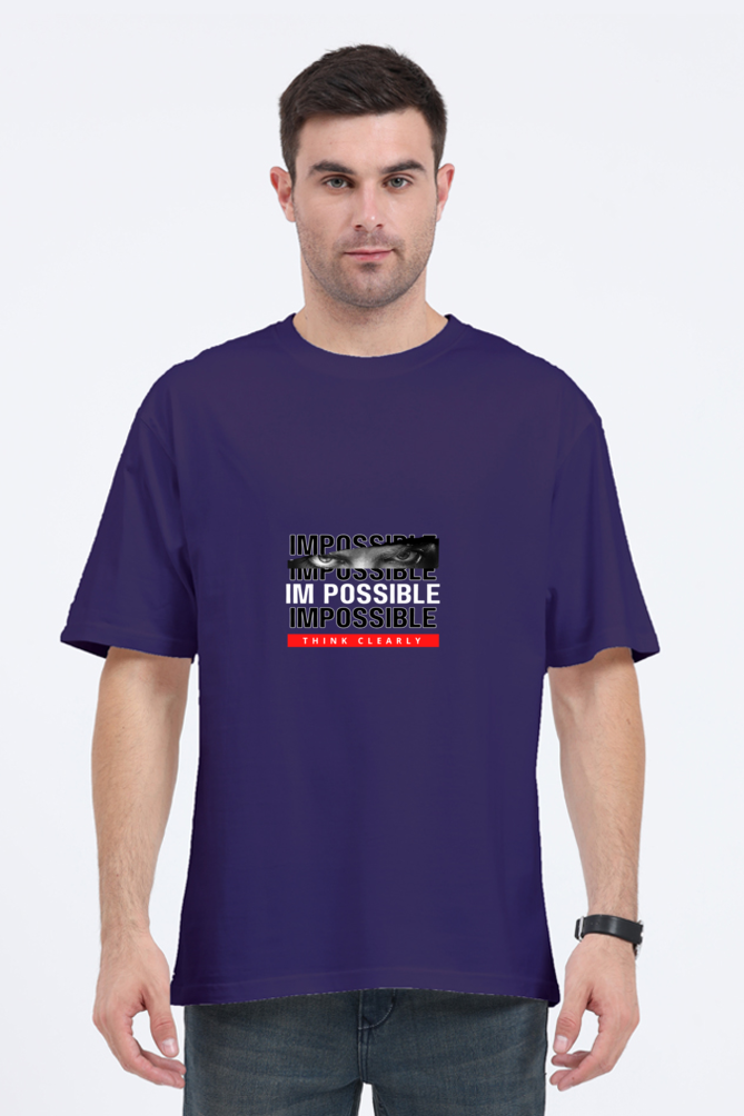 Impossible Designer Oversized T-shirt for men