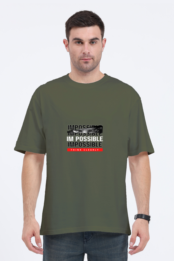 Impossible Designer Oversized T-shirt for men