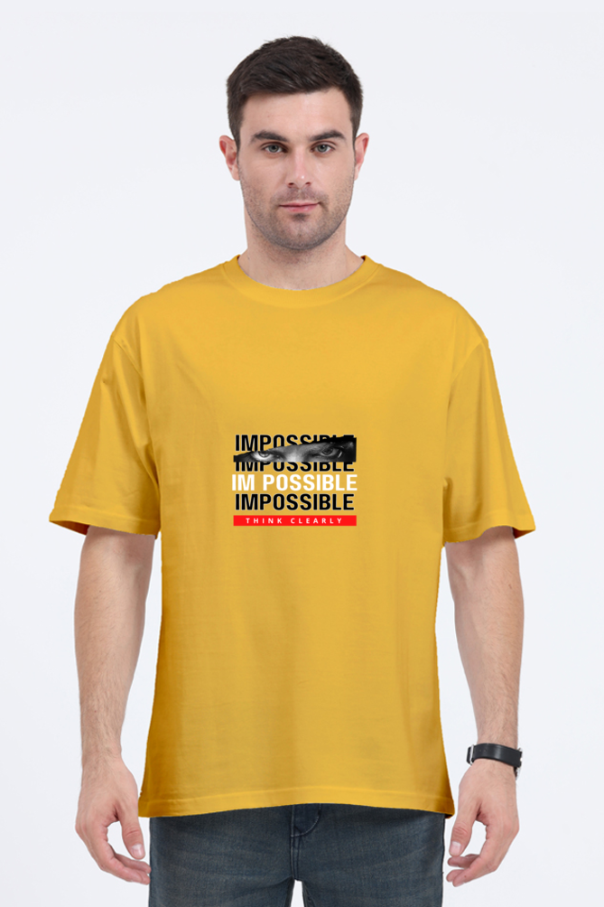 Impossible Designer Oversized T-shirt for men